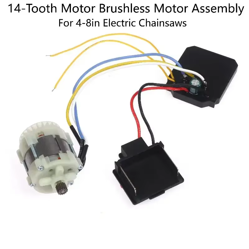 Moteur de scie électrique haute puissance à 14 dents