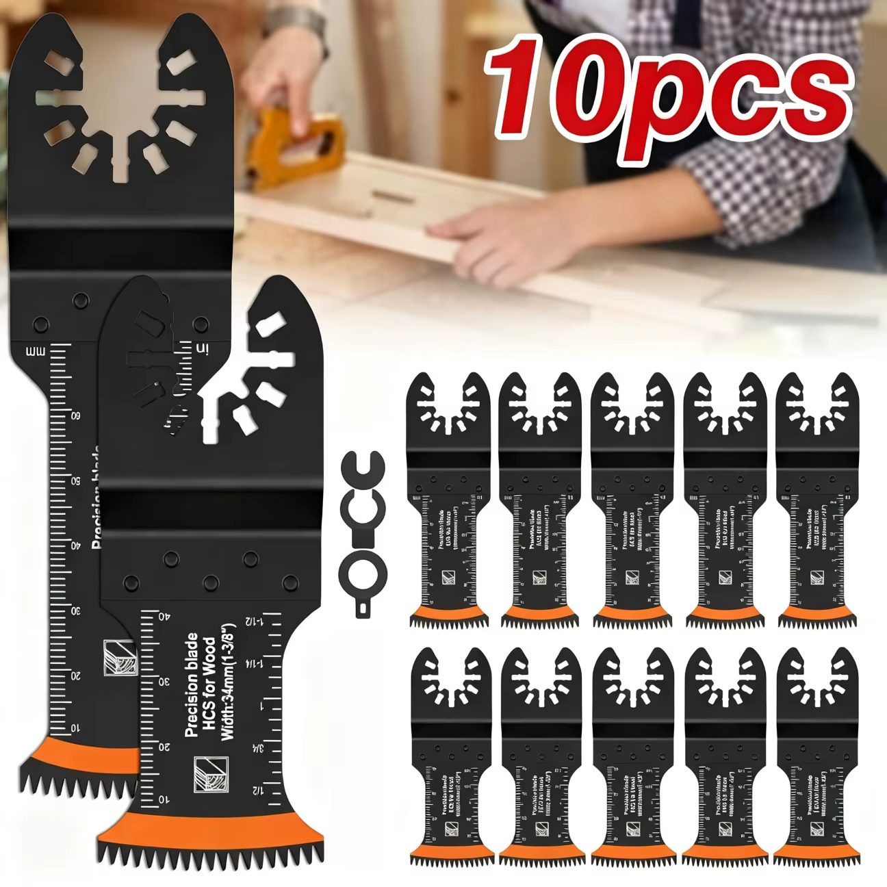 Lames oscillantes Arc Edge pour outil multifonction