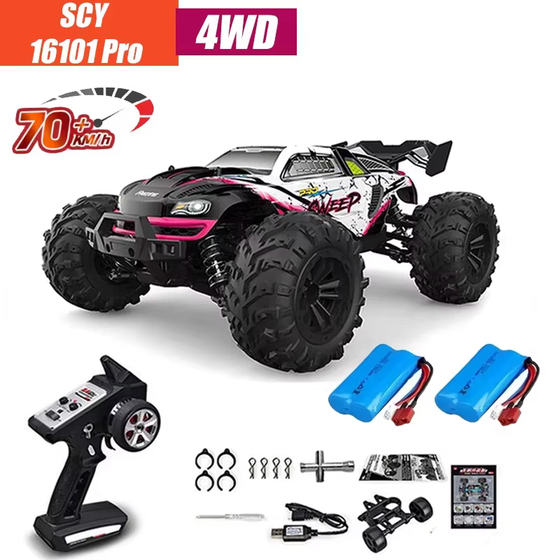 Scy16101 pro voiture RC haute vitesse sans brosse 4WD tout-terrain dérive voiture télécommandée 1:16 voitures de course professionnelles vs SG116MAX Wltoys