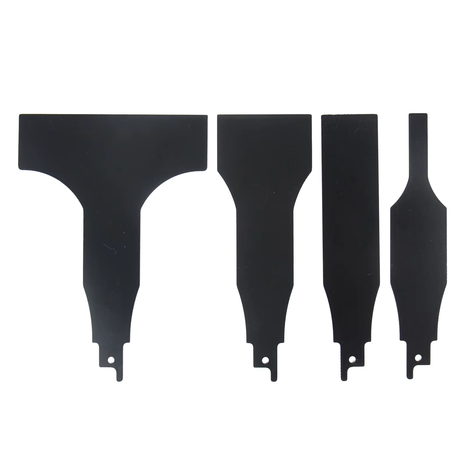 Jeu de lames de raclage robustes pour scie sauteuse 10/30/50/100 mm pour l'élimination de la colle et du mastic sur les
