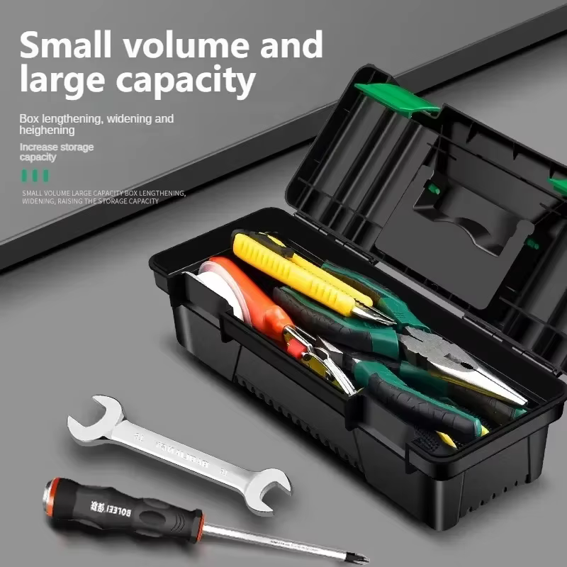 Mallette à outils de 10 pouces avec boîte de rangement amovible