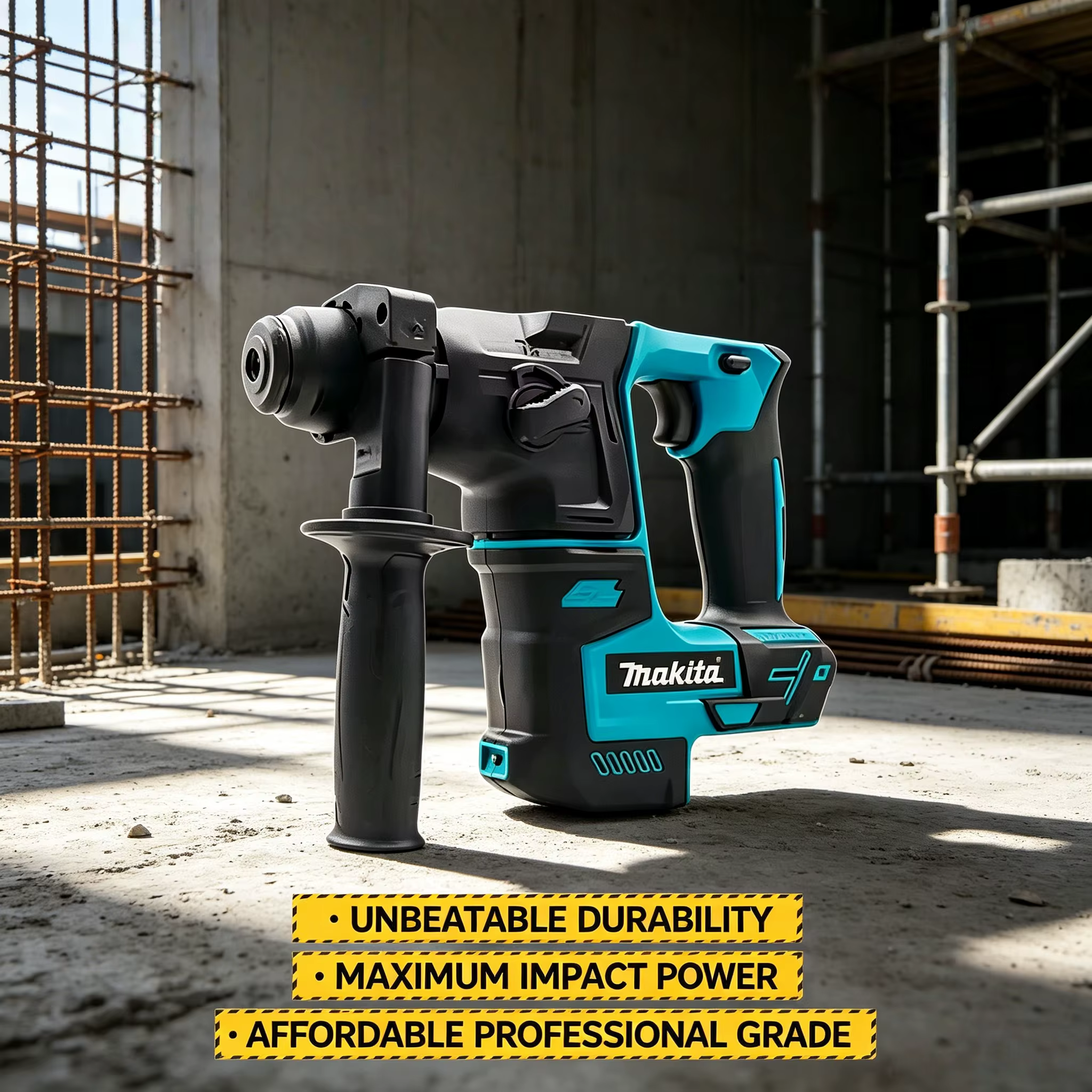 Marteau perforateur rotatif électrique Makita HR140D : Moteur sans balais
