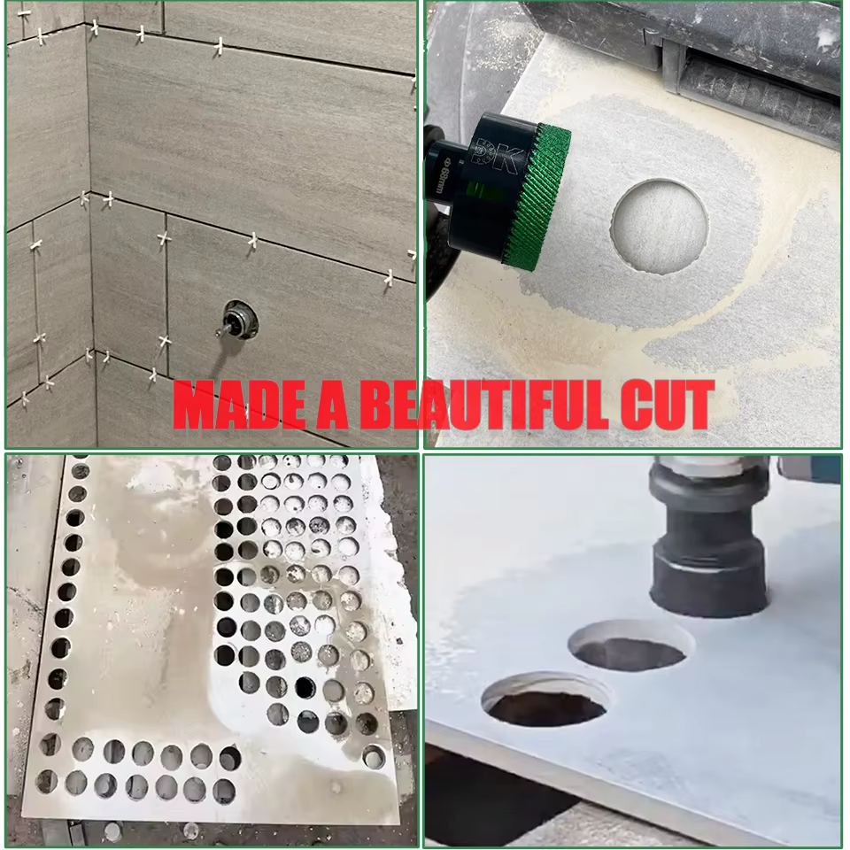 Foret à carreaux diamantés avec filetage M14