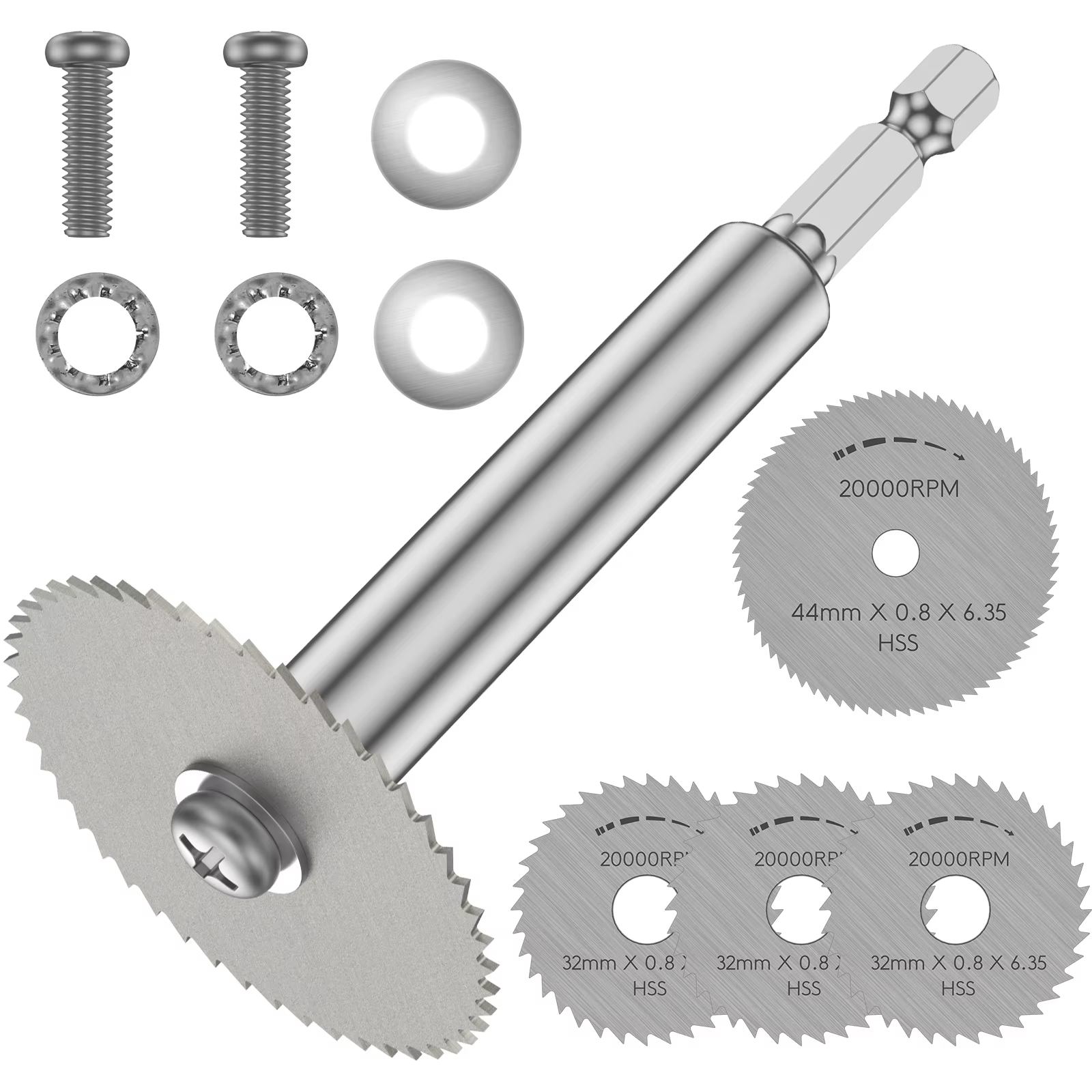 Lame haute vitesse ​ ​ Kit d'outils rotatifs mini-perceuse à scie circulaire en acier