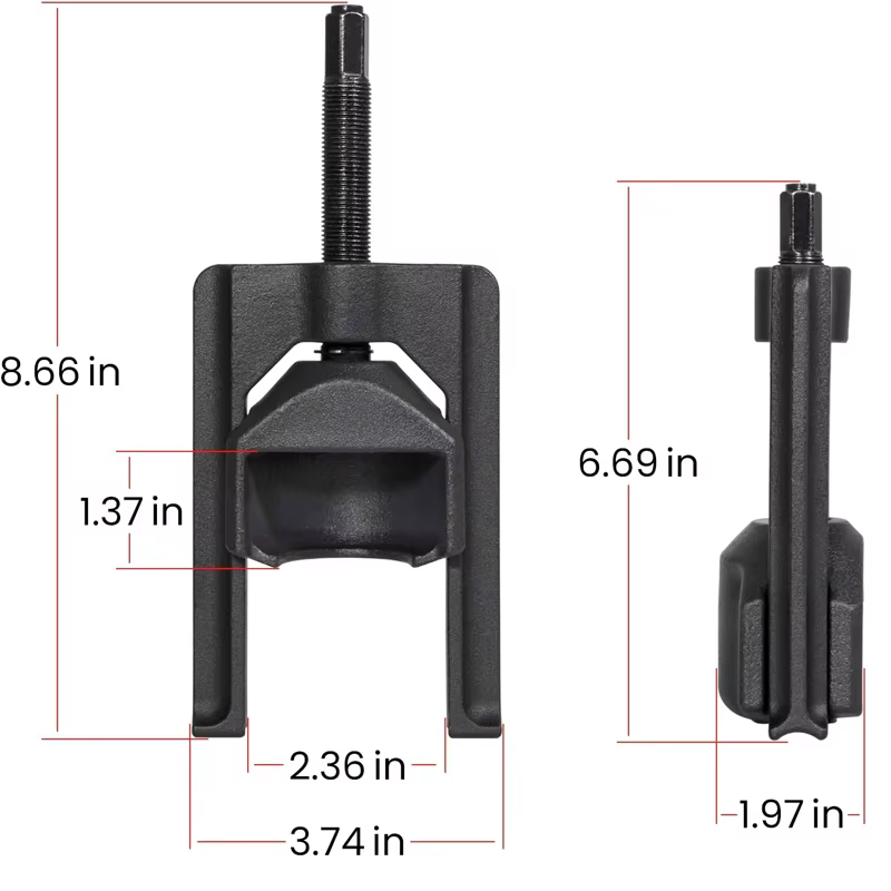 Outil de retrait de joint en U de classe 1-3, extracteur de joint en U 10105, extracteur de joint universel robuste, outil de presse de retrait de joint en U