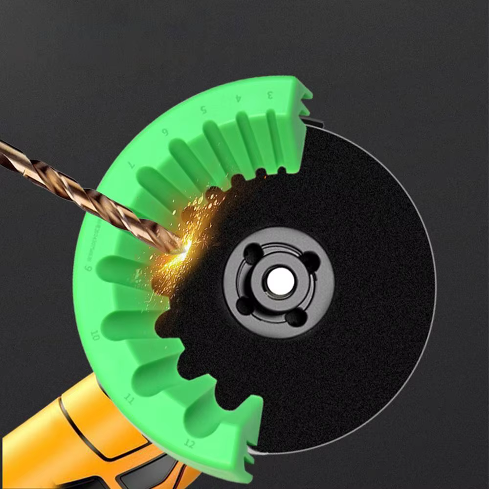 Nouveau 10in1 multifonctionnel perceuse meuleuse Support ABS pratique foret outil de meulage facile à utiliser fixation