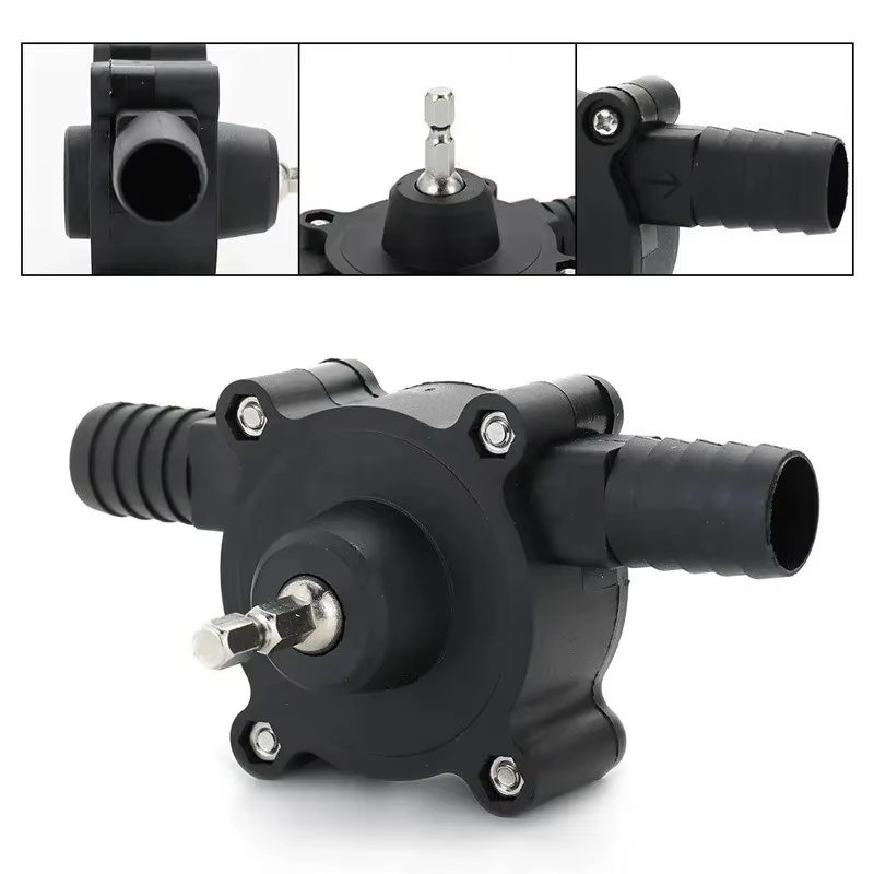 Pompe à eau électrique portable auto-amorçante pour transfert de liquides (huile, eau) pour maison, jardin et extérieur