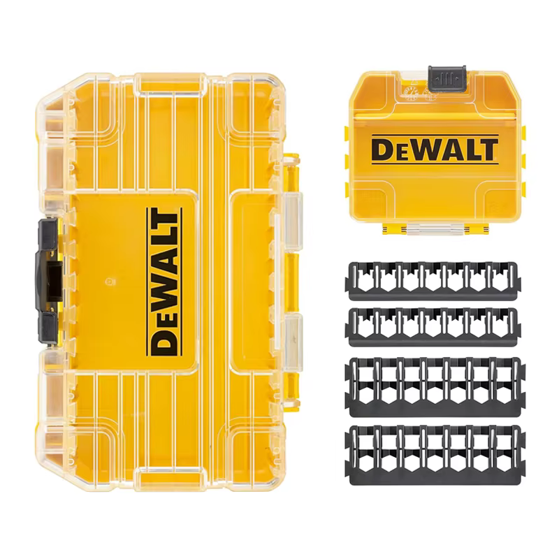 DEWALT TSTAK jaune outil accessoires stockage boîte robuste ensemble multi fonctionnel