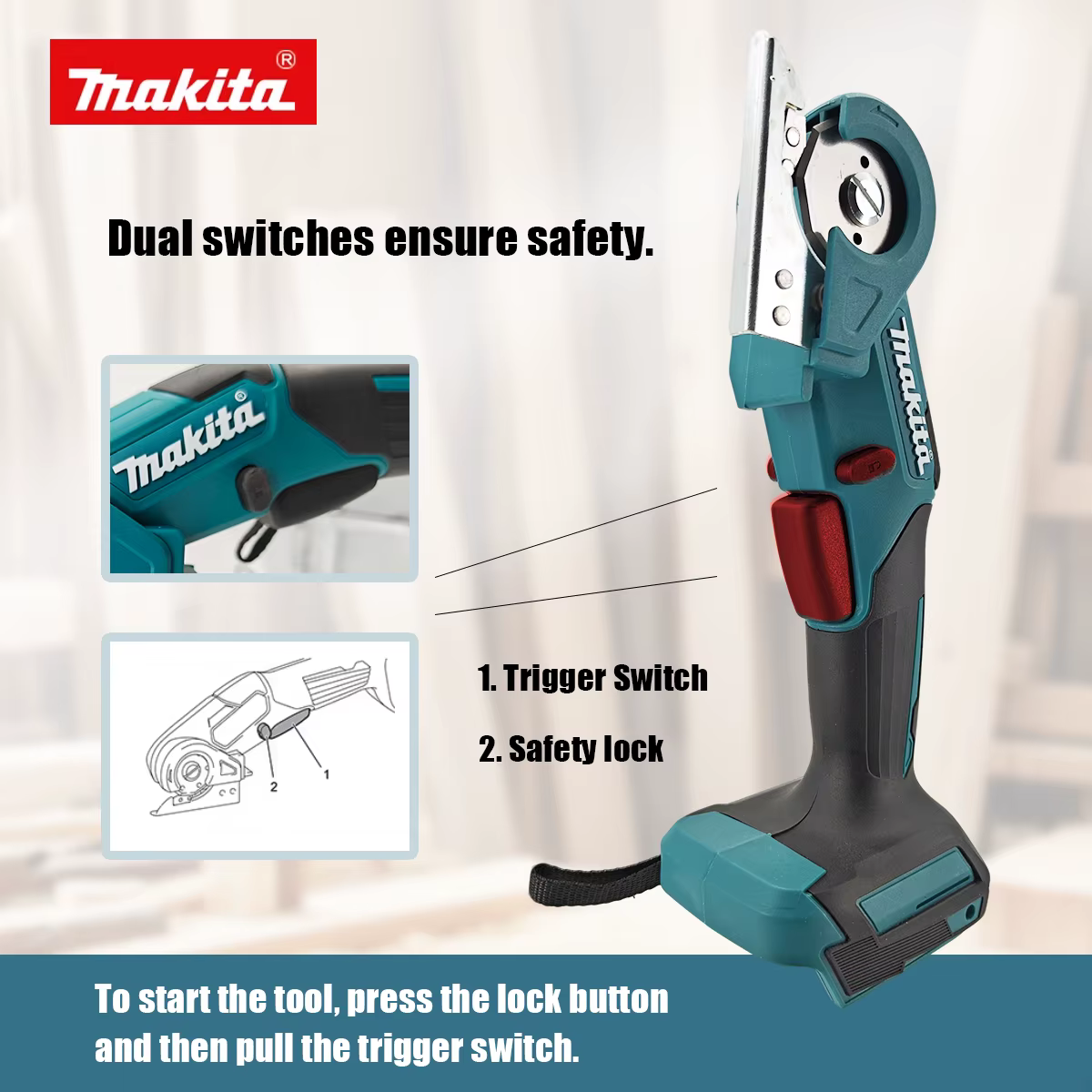 Coupe-tapis sans fil Makita CP100
