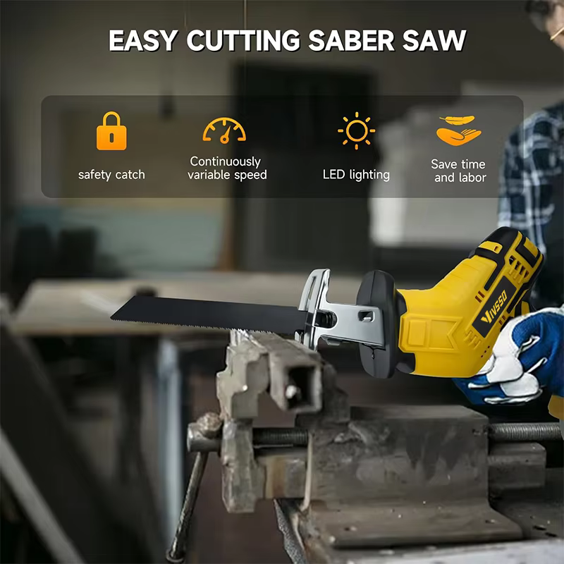 Scies sauteuses sans fil 3999W avec adaptateur de batterie