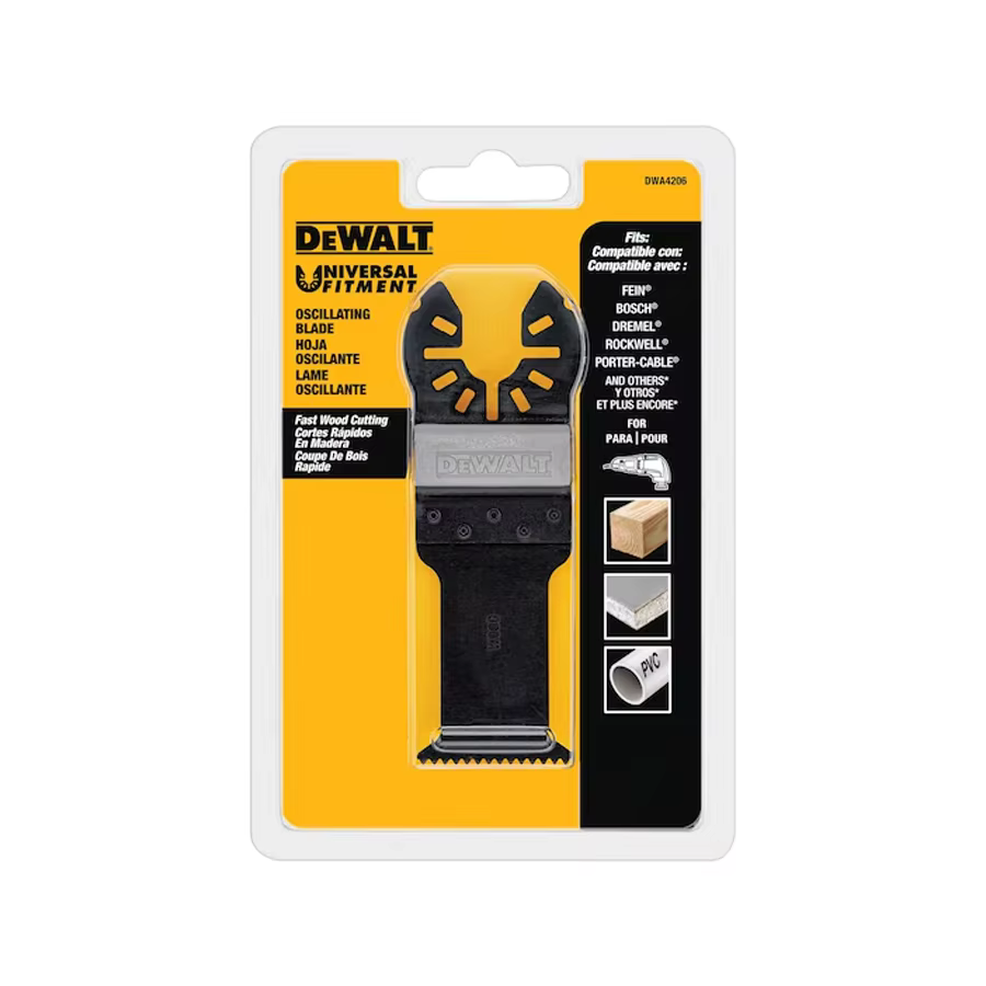DEWALT 1/3Pc outil oscillant lame coupe rapide bois