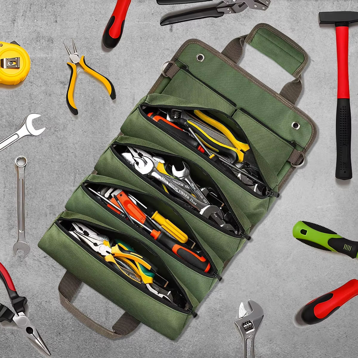 Sac à outils enroulable