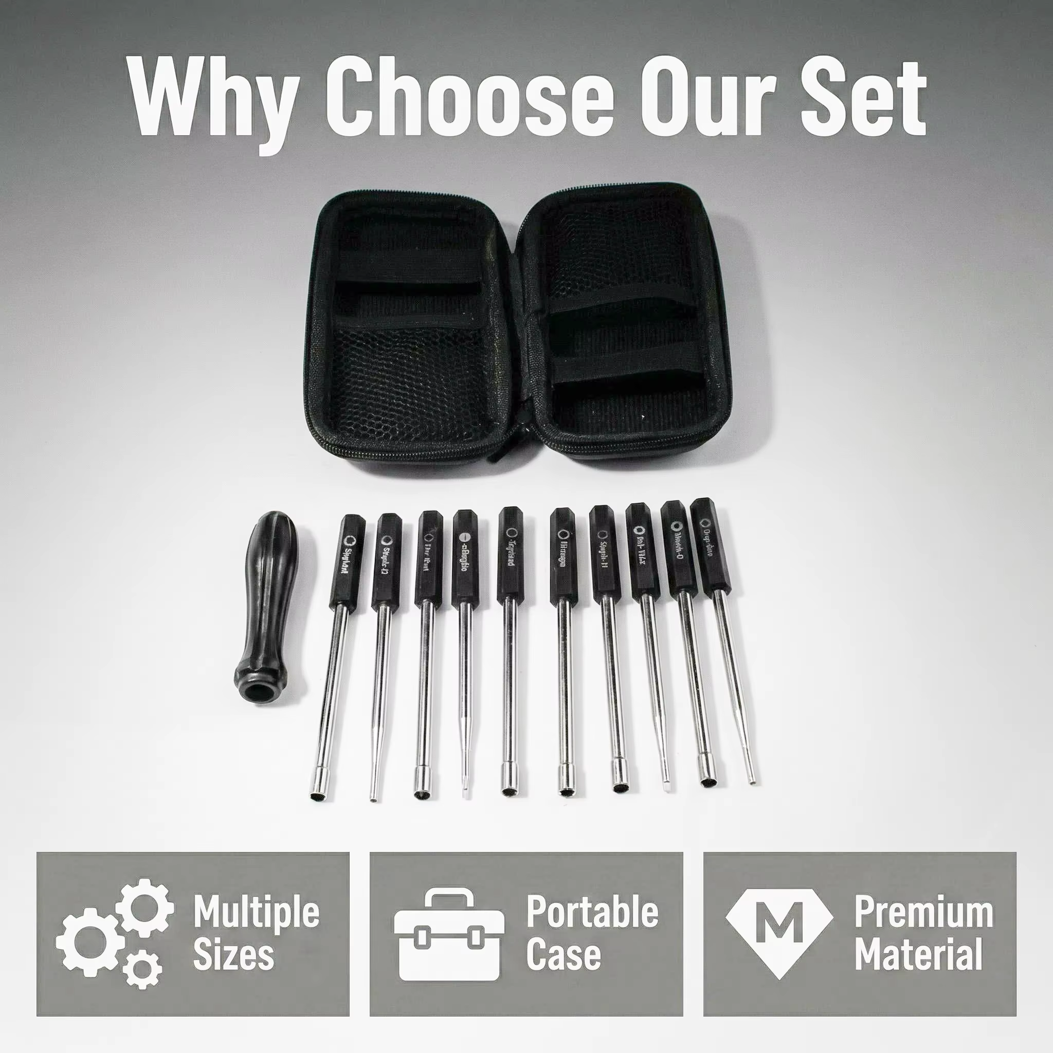 Kit d'outils de réglage de carburateur
