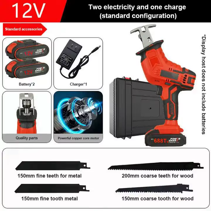 Scie sauteuse professionnelle 21V sans fil de qualité industrielle pour bricolage