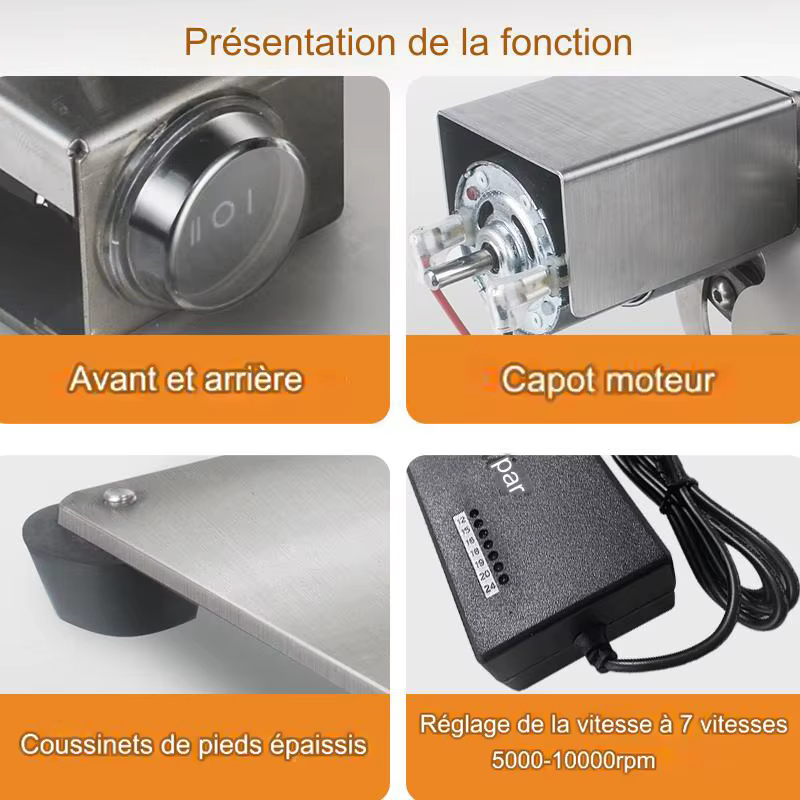 Mini ponceuse à bande électrique