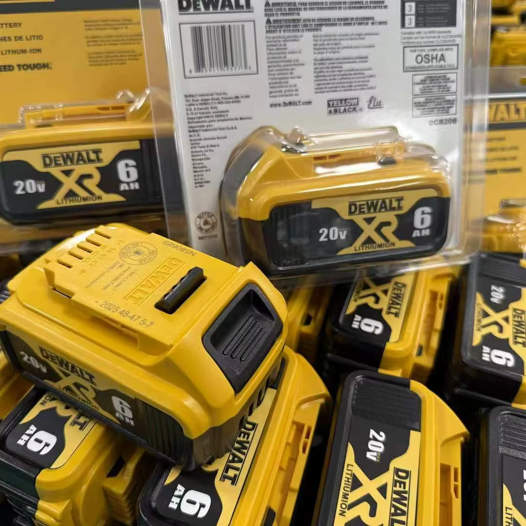 Batterie d'origine DeWalt 6.0Ah/5.0Ah 20V remplaçable DCB184 DCB200 DCF892 DCF845 DCF850 DCF911 DCD800 DCD805 pour outils