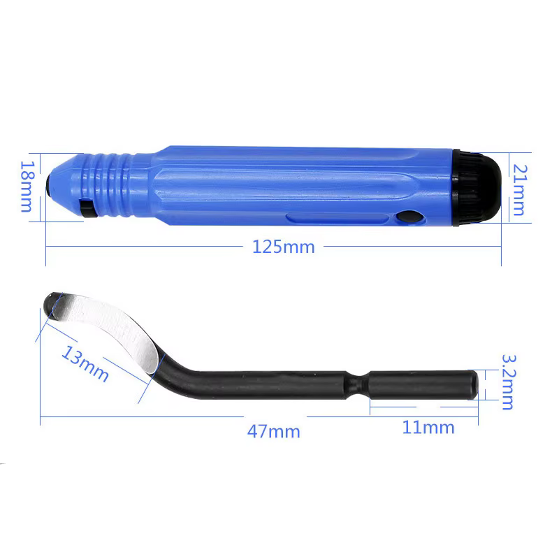 Kit d'outils d'ébavurage manuel en métal