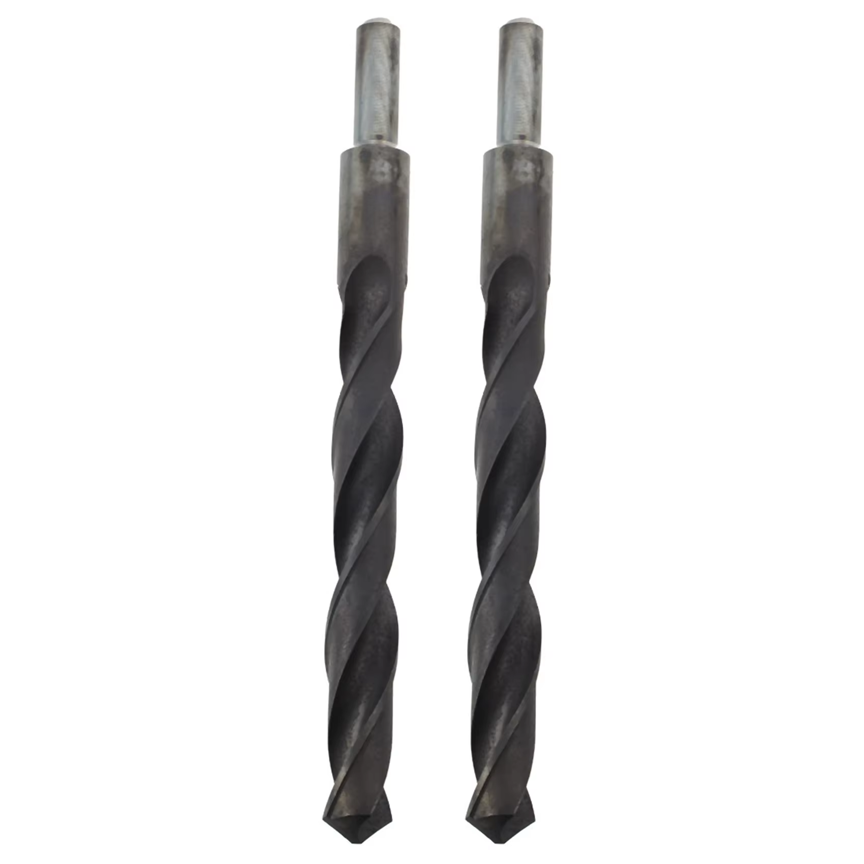 2X 14Mm réduit 1/2 pouces tige droite électrique HSS foret hélicoïdal outil