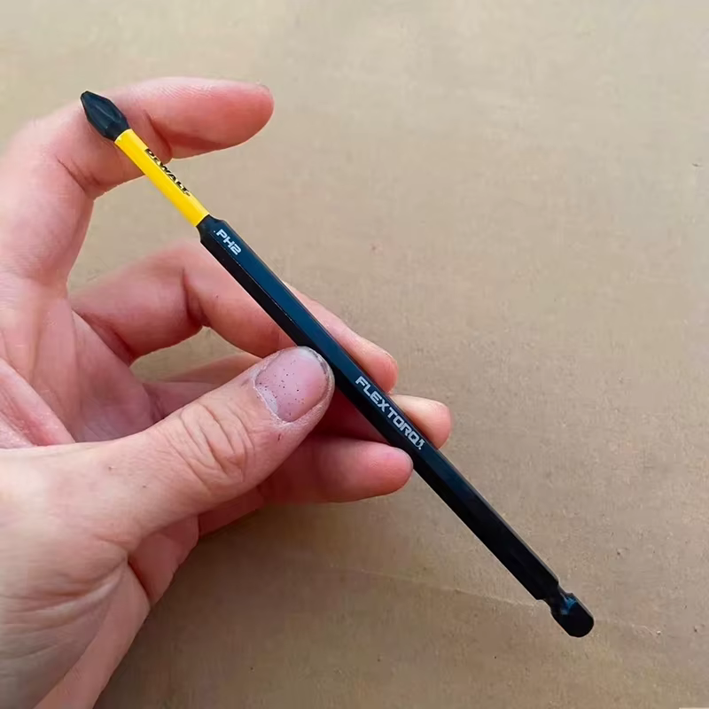 Embout de tournevis à percussion DEWALT DT7800T 152 mm PH2 FlexTorq, extrêmement durable, pour visseuses à percussion