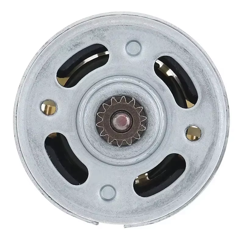 Moteur 21V à balais 14 dents adapté aux accessoires d'outils électriques pour mini-tronçonneuses sans fil de 4/6 pouces