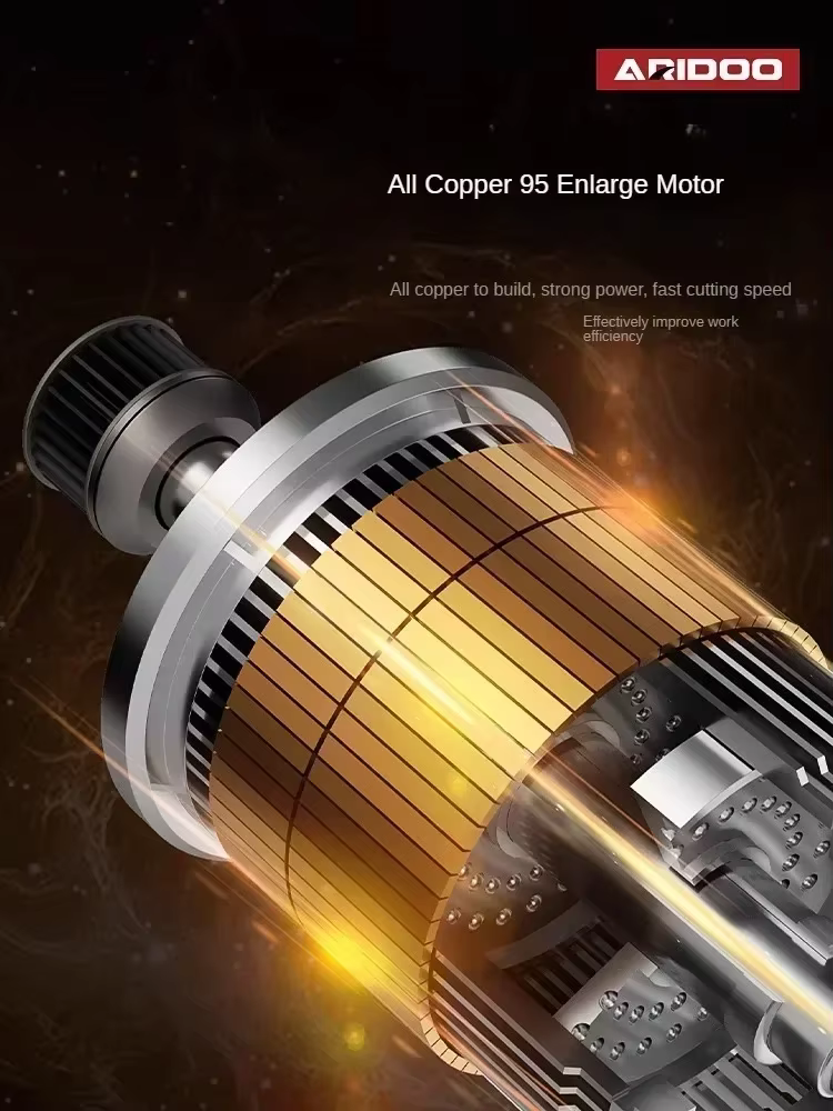 Scie électrique compacte et légère 220V pour une coupe et une ébavurage rapides QCW