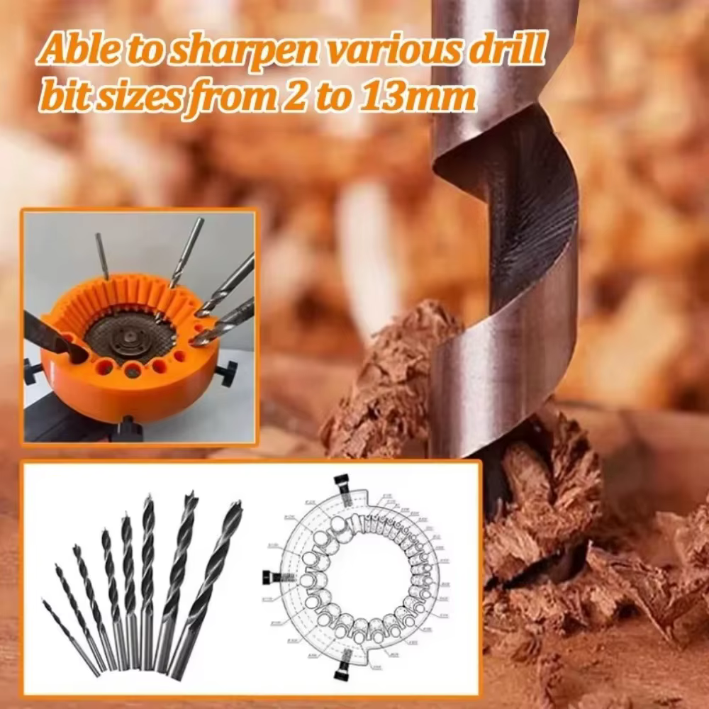 Affûteur de perceuse, accessoire de meulage