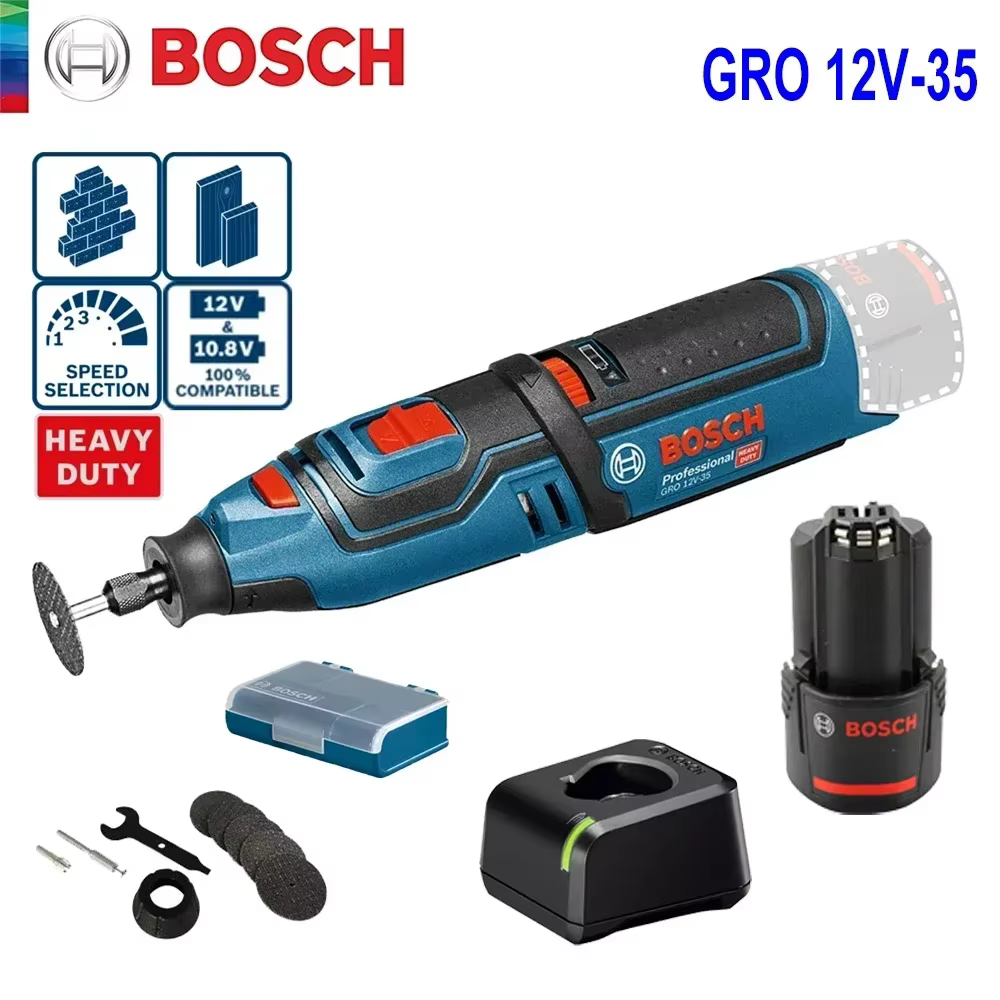 Meuleuse sans fil Bosch GRO 12V-35