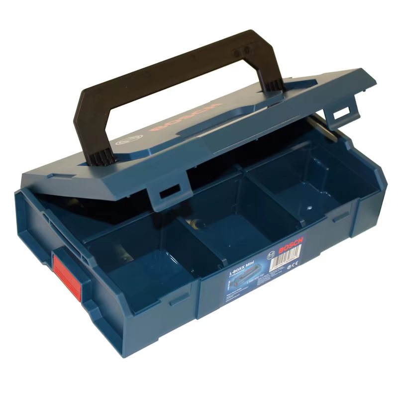 BOSCH 1600A007SF l-boxx Mini boîte à outils pièces durables anti-choc embouts de vis accessoires rangement mallette à outils empilable