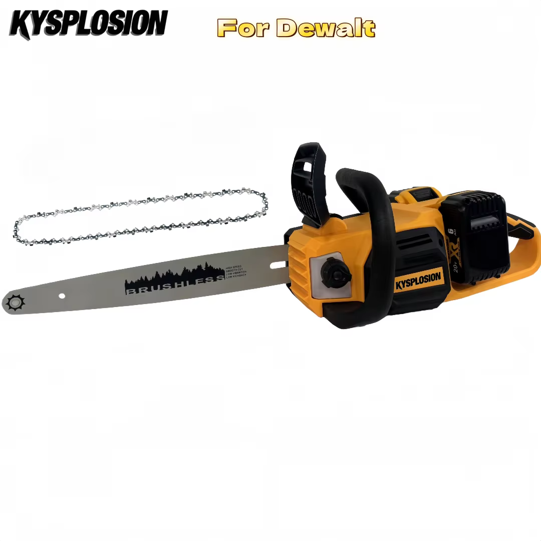 Pour batterie DeWALT 20V tronçonneuse sans brosse 16 pouces scie à chaîne alimentée