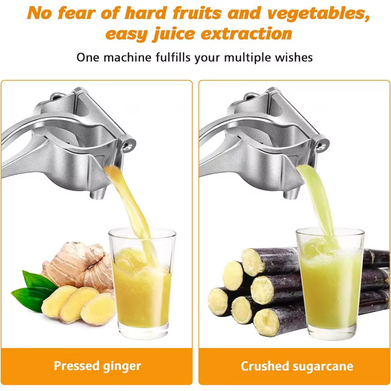 Presse-agrumes manuel, presse-jus de fruits, outil d'extraction d'agrumes robuste et détachable, presse-agrumes en alliage métallique de qualité supérieure