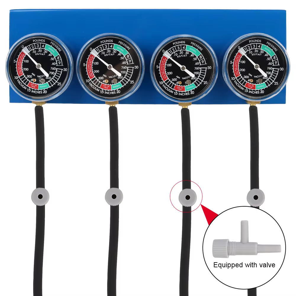 Synchroniseur de carburateur de moto pour testeur d'allumage de 2/4 cylindres