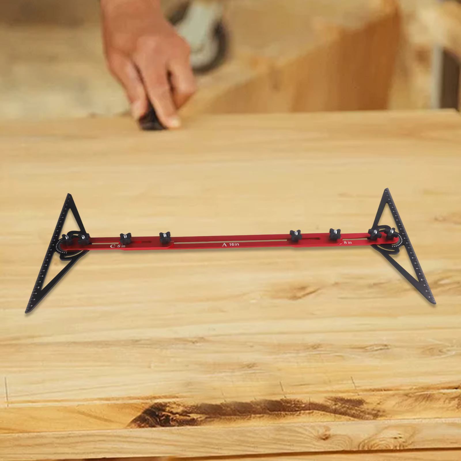 Outil de gabarit pour marches d'escalier