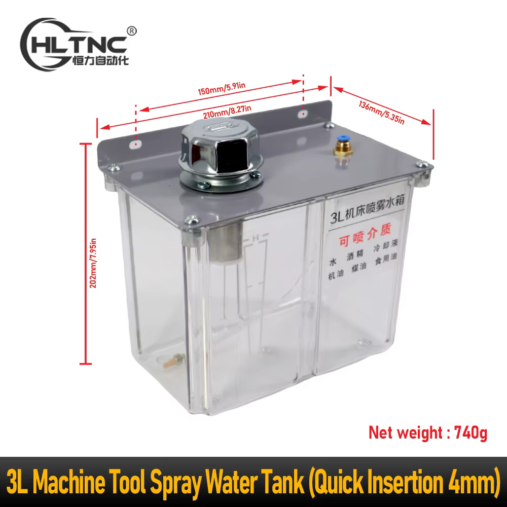 Boîte à eau de lubrification 3L