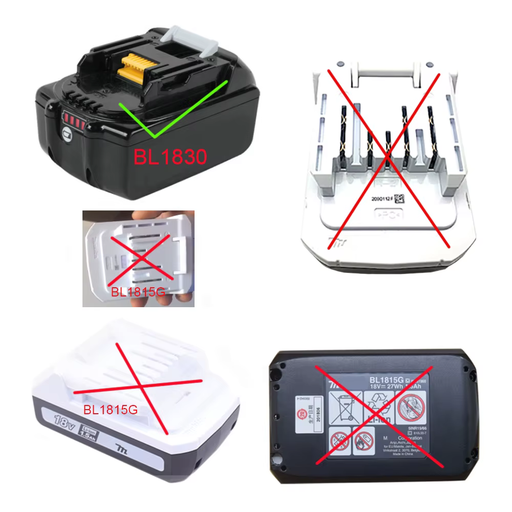 Chargeur de batterie Li-ion pour outils Makita 18V 14.4V 10.8V 12V