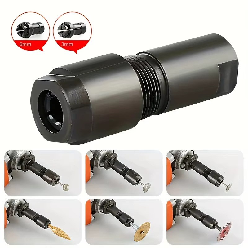 Adaptateur modifié pour meuleuse d'angle 3/6mm