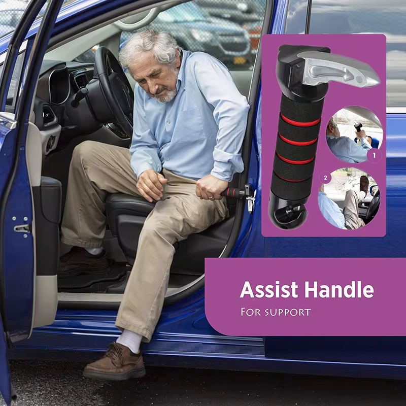 Outil multifonctionnel d'évacuation automobile : poignée d'assistance pour porte