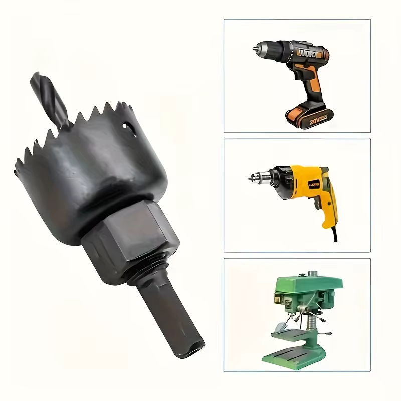 Ensemble de 11 scies cloches en alliage de 19-64 mm avec étui de rangement pour le bois