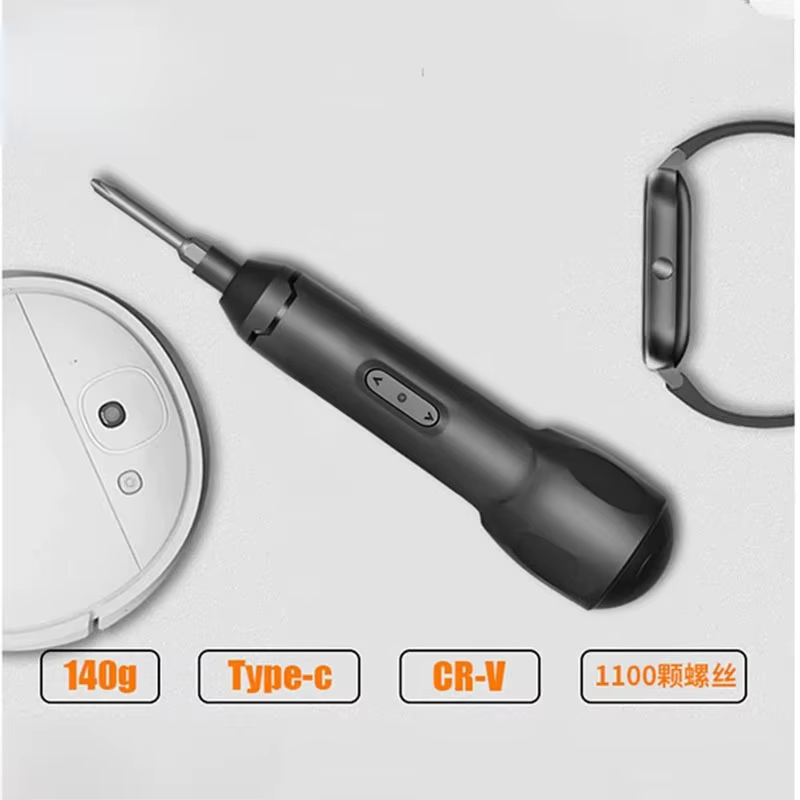 Kit de tournevis électrique sans fil Xiaomi – Rechargeable 3.6V Auto/Manuel double Mode avec 12 embouts pour l'électronique de précision/Auto R