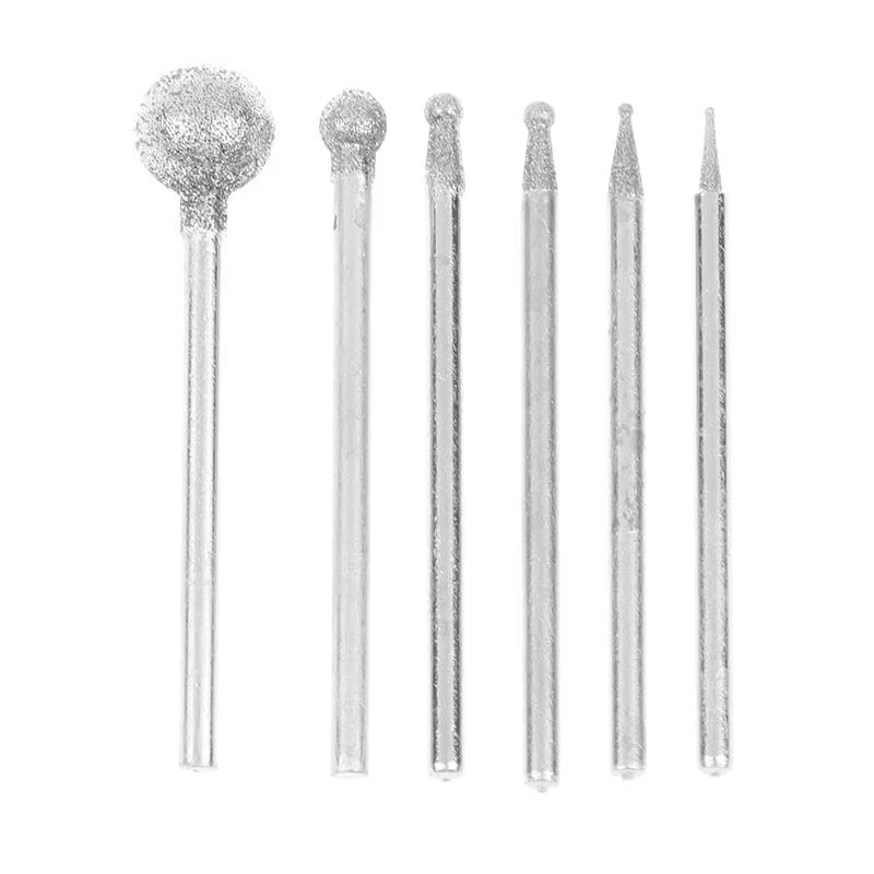 Outil de sculpture de précision pour meuleuse avec bavure ronde en diamant de 0