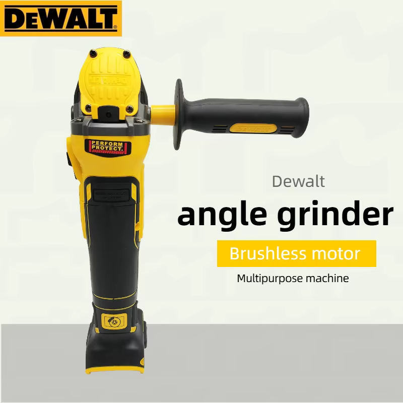 Meuleuse d'angle sans fil DEWALT DCG409 sans balais 20V : machine portable rechargeable de 125 mm pour la découpe