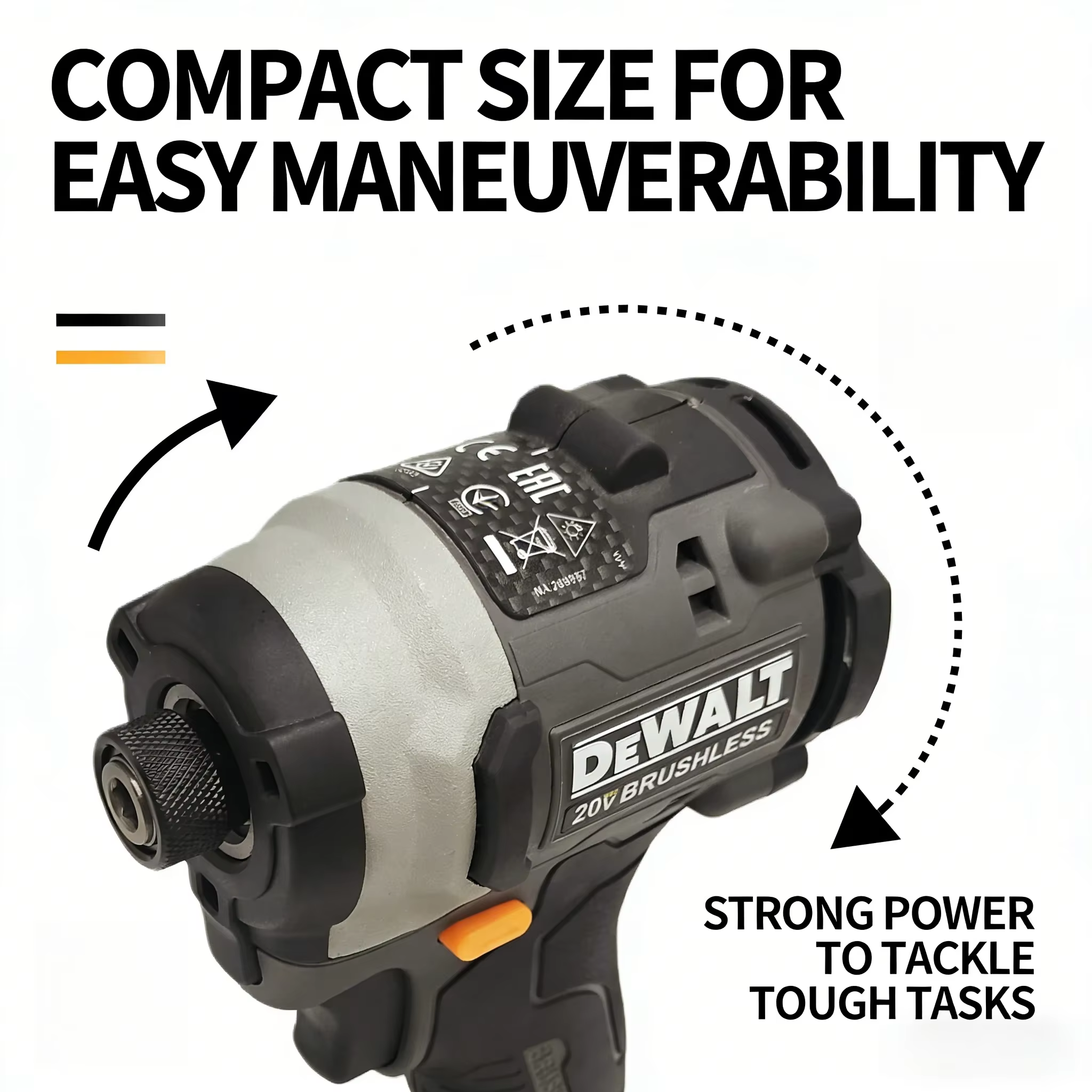 Perceuse à percussion sans fil DeWalt DCF85M : tournevis électrique multifonction