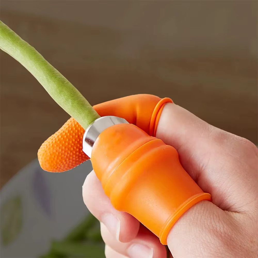 Outil de jardinage manuel : Cisaille à pouce, Ciseaux de taille, Séparateur de légumes, Outil à doigts pour la récolte et l'agriculture