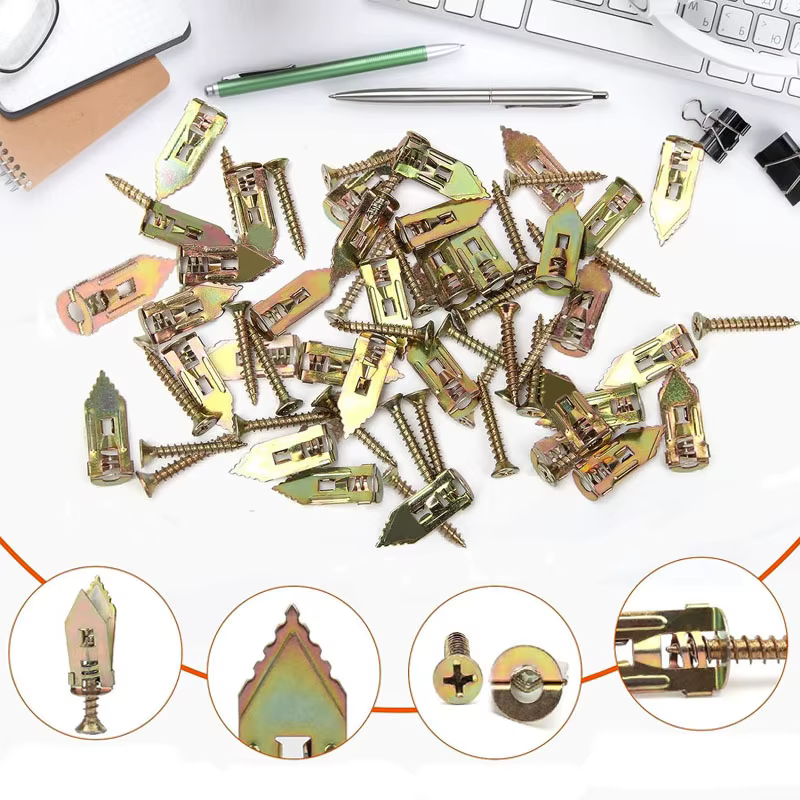 20 sets NOUVEAUX de chevilles à marteau avec vis