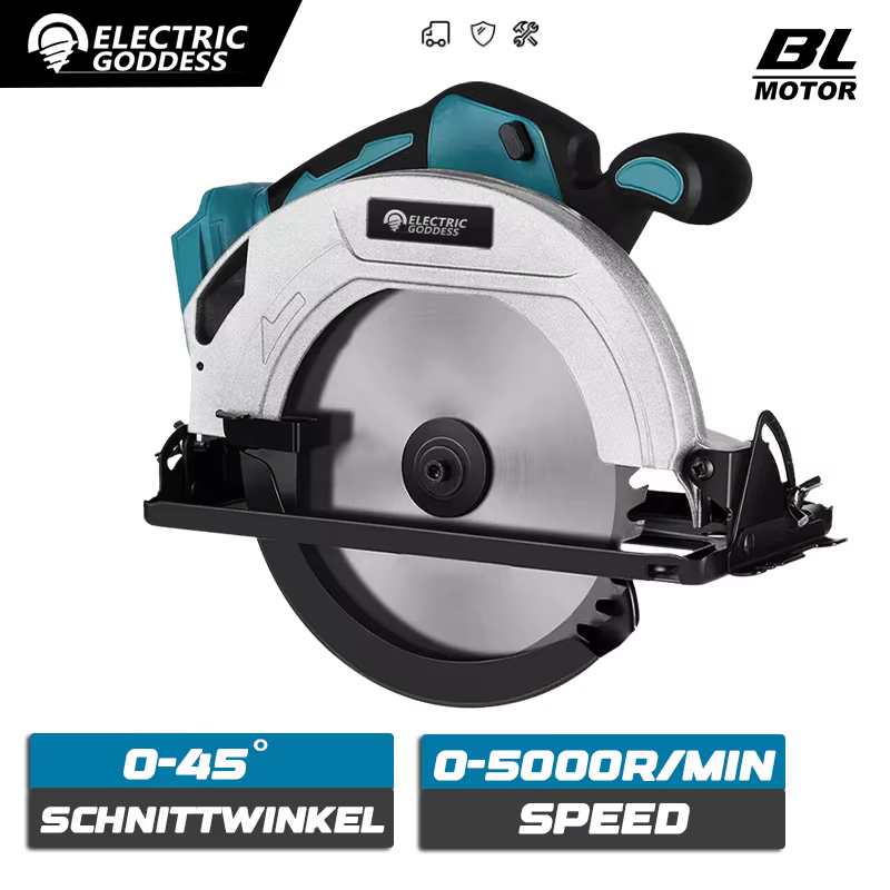 Makita – scie circulaire électrique sans balais de 5/7 pouces