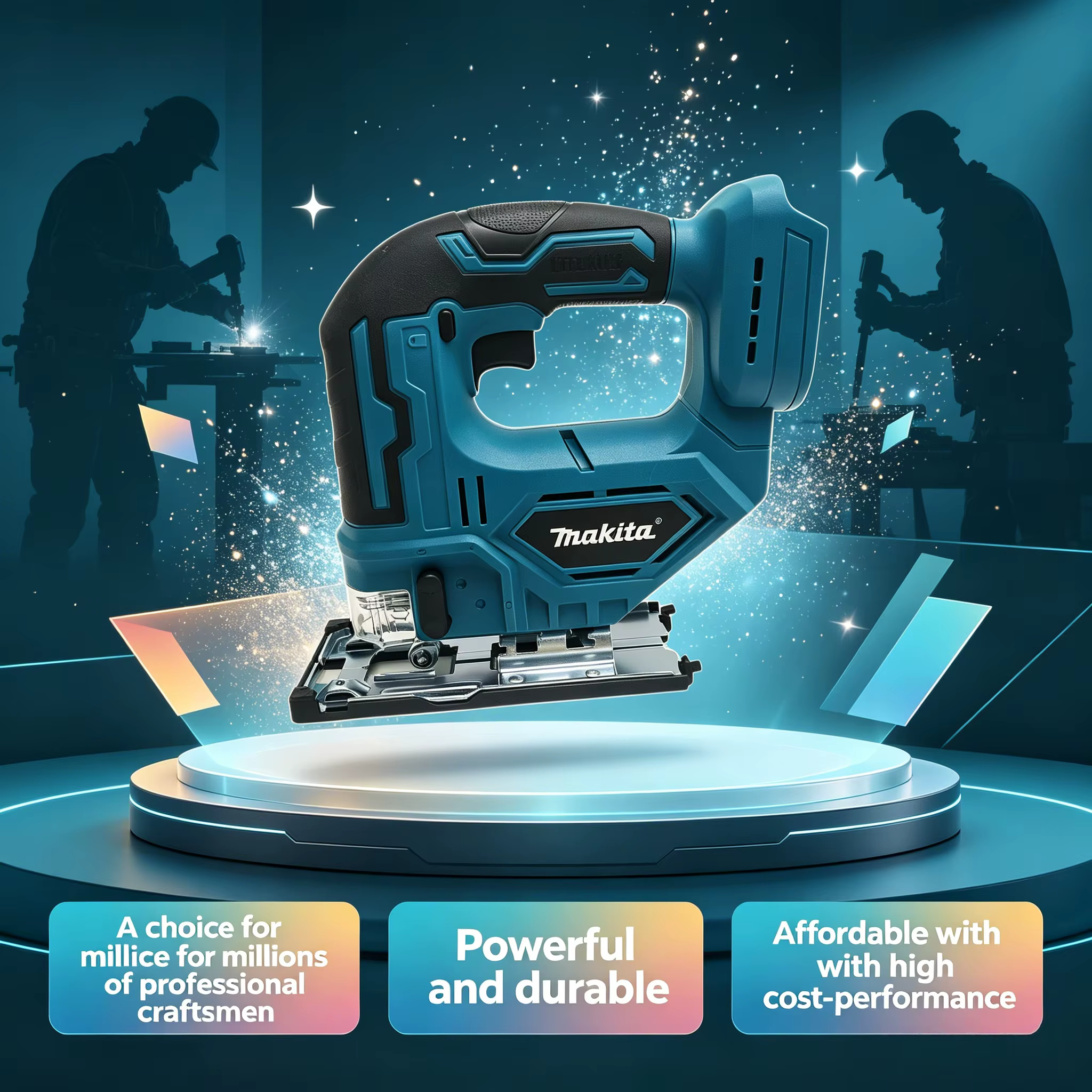 Scie sauteuse Makita DJV182Z à poignée ergonomique