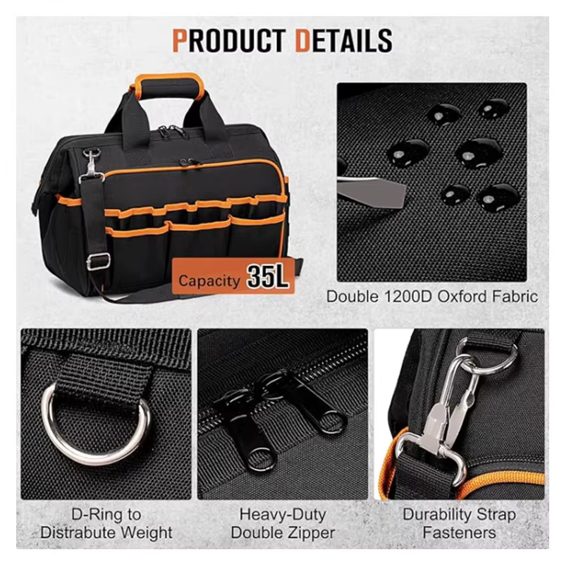 Sac à outils DGEV, organisateur de sac à outils
