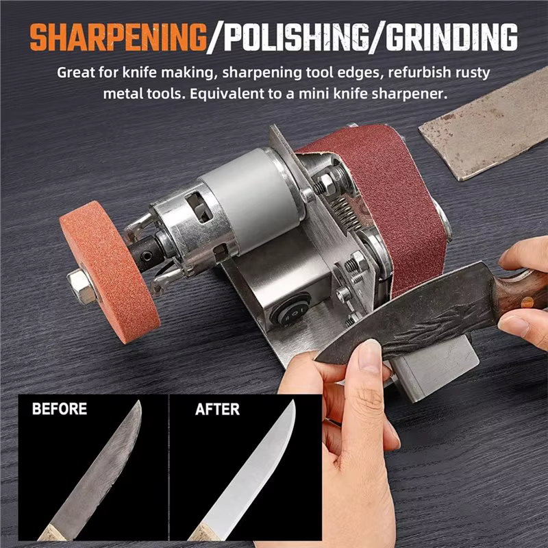 Kit de meuleuse de table compacte pour la fabrication de couteaux