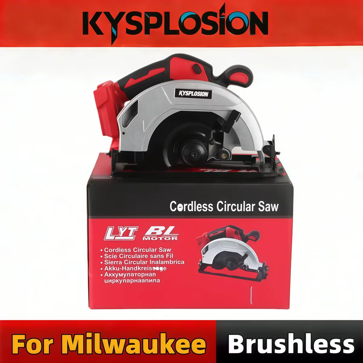 Scie circulaire sans fil de 7 pouces pour outils électriques Milwaukee M 18