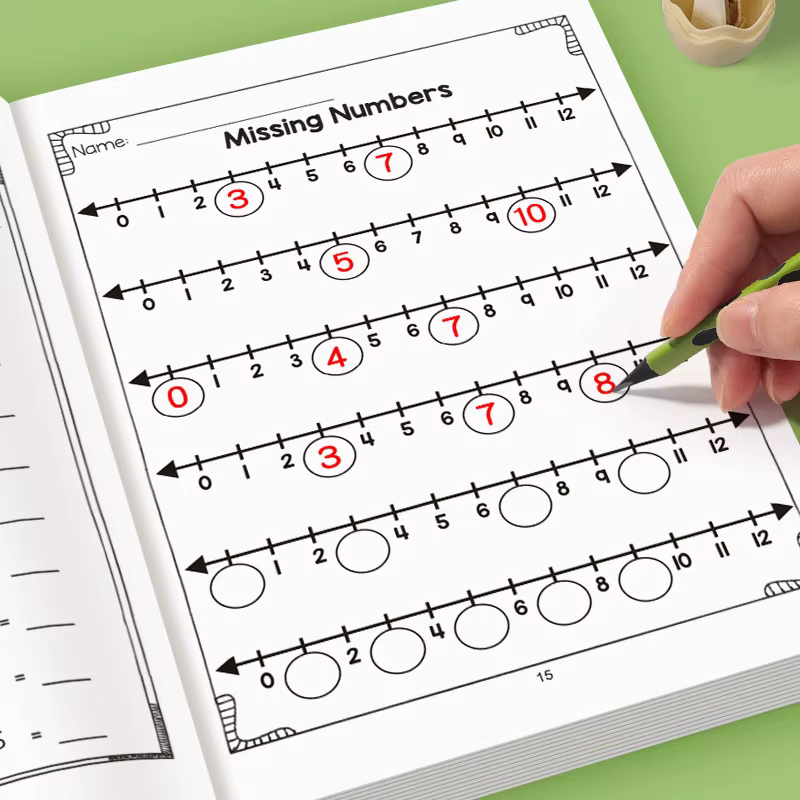 Addition et soustraction dans 20 cahiers d'exercices de calcul oral de formation arithmétique, jouet d'éducation précoce de calcul de décomposition