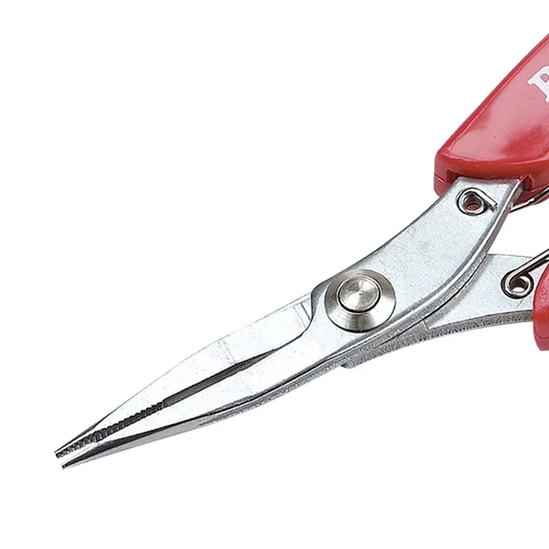 Proskit 1PK-396A/1PK-396B pince antidérapante de précision en acier inoxydable avec poignée rouge électronique bricolage outils à main de réparation domestique